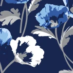 Blue Field O' Flowers Print