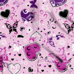 Butterfly Hearts Print